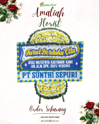 Papan Bunga Duka di Anyar