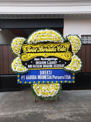 Papan Bunga Duka di Anyar